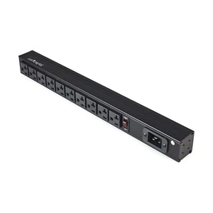 StarTech.com 10 Outlet Rack Mount Power Strip 125V/16 Amp - 1U Horizontal 19"... - Picture 1 of 7