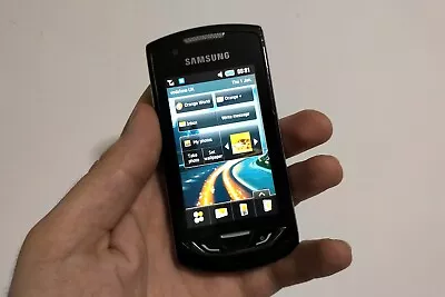 Samsung Monte S5620 - Dark black (Unlocked) Smartphone mobile phone simple basic - Image 1 of 4