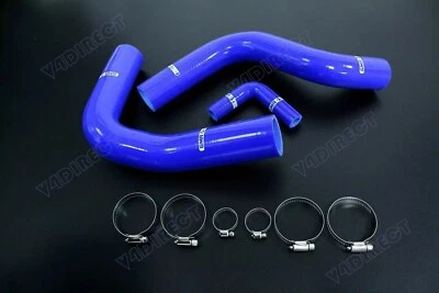 Silicone Radiator Cool Hose 1964-1968 Ford MUSTANG Cobra SHELBY 289-302 US Blue - Image 1 of 2