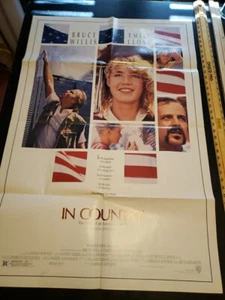 1989 In Country Promo Movie Poster  27x40 Bruce Willis/Emily Lloyd(146f) - Picture 1 of 24