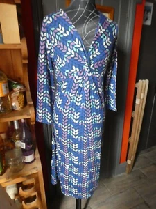 Boden Jersey casual day dress, Multi pattern, BNWOT. Comfort, Summer, pretty. - Picture 1 of 15