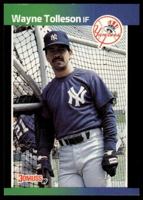 1989 Donruss #659 Wayne Tolleson - Image 1 of 2