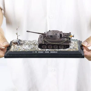 1:72 Henglong Plastic Static Finished Tank Model 3818 Germany Tiger I W/O Motor - Picture 1 of 12