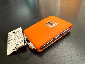 Used Genuine Volvo Key Fob Smart key Remote -Orange (OEM) FCC ID: YGOHUF8423MS - Picture 1 of 6