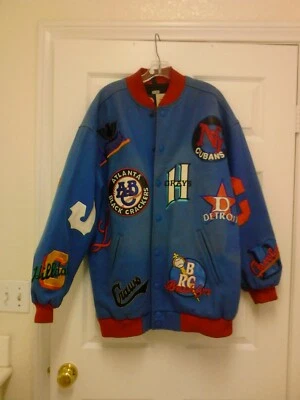 Chaqueta arnés azul con logotipo del equipo NLBM talla L  Foto 1 de 4