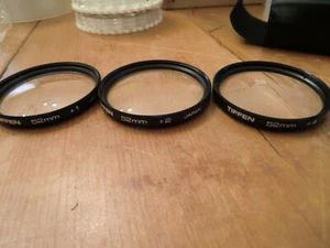TIFFEN 52mm close up set +1 +2 +4 Japan canon mint vintage NR! - Picture 1 of 5