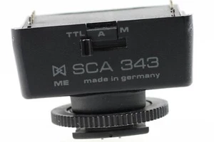 Metz SCA 343 Blitzschuh Adapter For Nikon Analog - Picture 1 of 1
