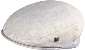 Headchange USA American Made Linen Ivy Newsboy Scally Cap Irish Driver Flat Hat - Picture 1 of 3