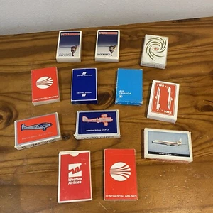 Vintage Delta Air Lines TWA Air Canada Spielkarten - Bild 1 von 6