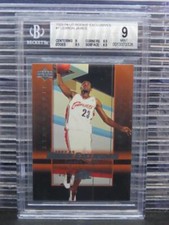 2003-04 Upper Deck Exclusives Lebron James Star Rookie RC #1 BGS 9 MINT