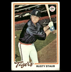 1978 Topps - Rusty Staub #370 Detroit Tigers ⚾ Baseball Card - Picture 1 of 3