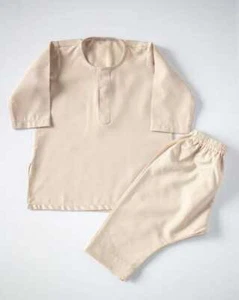 Toddler kurta, Baby Kids Kurta (Solid ) - Desi Boy kurta, Baby Shower gift - Picture 1 of 2