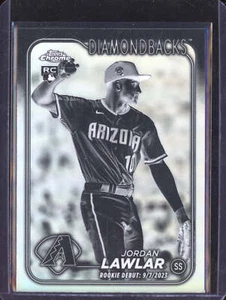 Jordan Lawlar 2024 Topps Chrome Update USC51 Negative Refractor RC - Picture 1 of 2