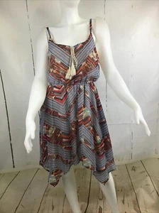 Love Reign Women’s Aztec Hi/Low Spaghetti Strap Dress Sz. XL - Picture 1 of 15