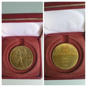 Medaille Massiv Silber/Vermeil/Vergoldet Gold / Büste, Lavoisier Chemie / Brace - Imagen 1 de 6