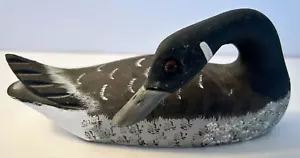 Esca in legno intagliato a mano Canada Goose firmata e #ed, scultura Tremblay Canada - Foto 1 di 6