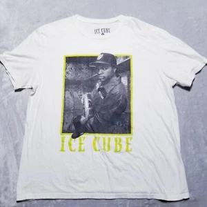 Ice Cube Rapper Men's XL Graphic Photo Pic T-Shirt White - Picture 1 of 7