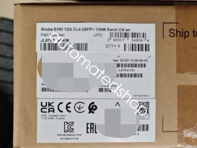 1PCS Aruba 6100 12G CL4 2SFP+139W Swch CN en JL679A new via FedEx or DHL - Image 1 of 2