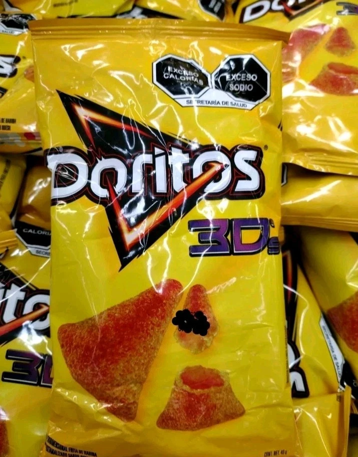 5X DORITOS 3D CHIPS QUESO - 5 BAGS OF 40g EACH - FREE SHIPPING  - Image 1 of 1