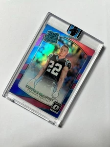 Christian McCaffrey - 2017 Donruss Optic - Rated Rookie - #168 - Pink - Picture 1 of 2