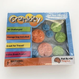 Quality Fat Brain Toy Crankity Brain Teaser Game for 1 Player Ages 6+ and Up - Picture 1 of 11