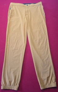Vuori Men's Fleet Jogger LARGE Caramel Athleisure Active Office Casual EUC SAVE! - Picture 1 of 16