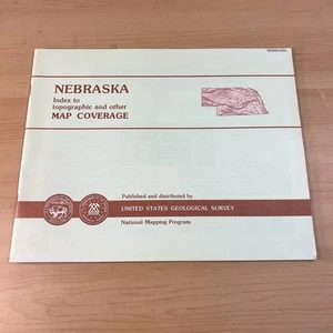Vintage Nebraska indice topografico altra copertura mappa di USGS - Foto 1 di 3