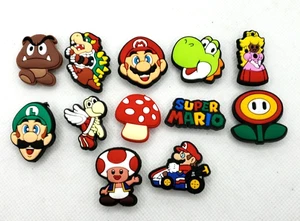 Super Mario Nintendo Shoe Charms for Crocs 12Pcs NEW - Picture 1 of 1