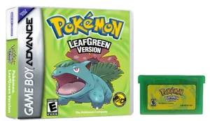 Pokémon Blattgrüne Version Pokemon REPRODUCTION CLONE mit Hülle Game Boy Advance GBA - Bild 1 von 3
