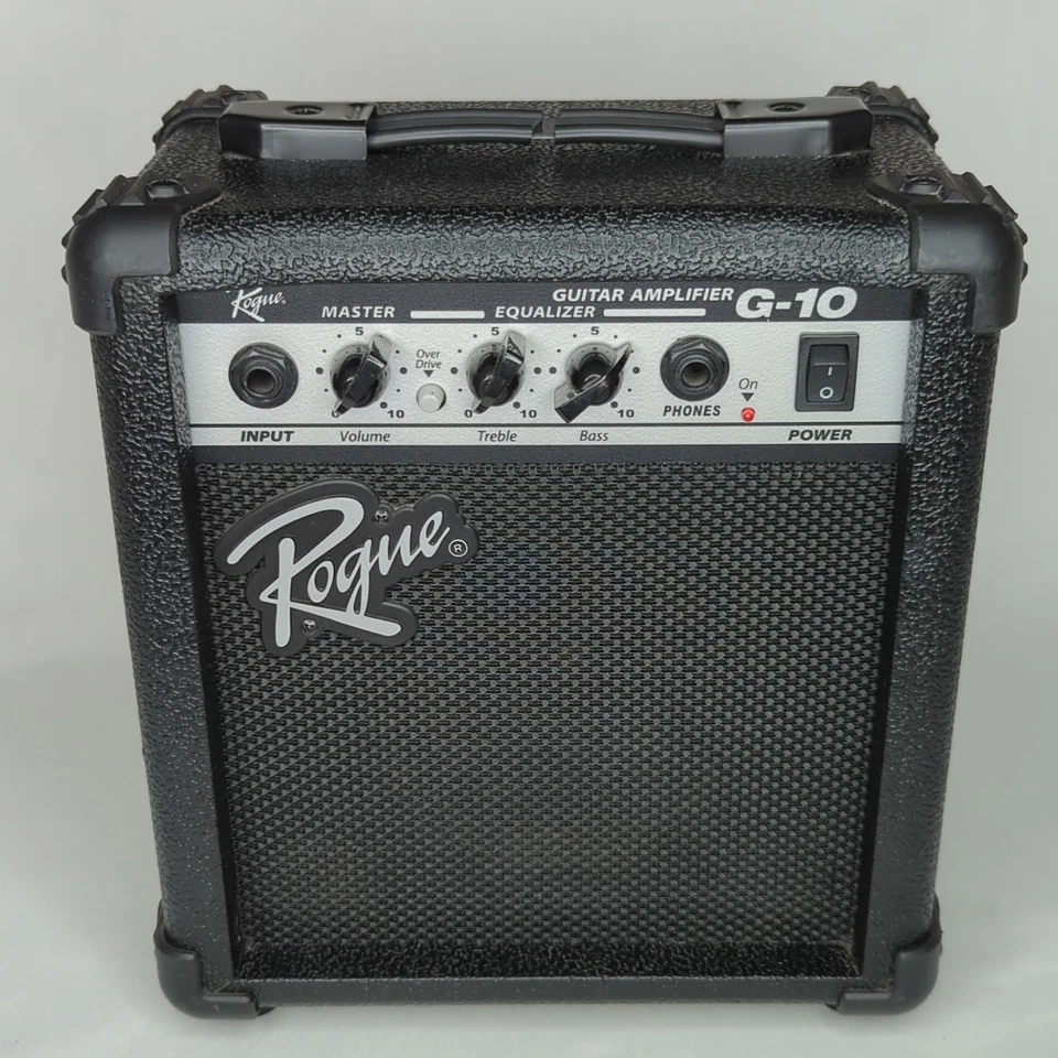 Rogue G10黑色单扬声器纹理电吉他组合放大器 — 第 1/4 张图片