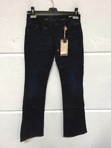 Mavi Damen Jeans Cate Low-Rise, Flare Dunkelblau W27 L33 - Picture 1 of 4