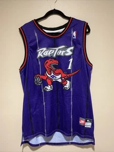 Team Nike Tracy McGrady Vintage NBA Jersey, Toronto Raptors Size XL +2" Length - Picture 1 of 2