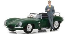 Greenlight 1956 Steve Jaguar Xkss With Mcqueen Figure 1/43 Scale Diecast Car