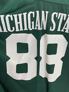 Rare 1980s Michigan State Football Champion Game Worn Football Jersey Size XL 88 - Picture 1 of 6