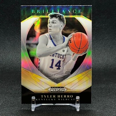 2021-22 Panini Prizm Draft Tyler Herro Brillance Silver Holo Heat - Image 1 of 2