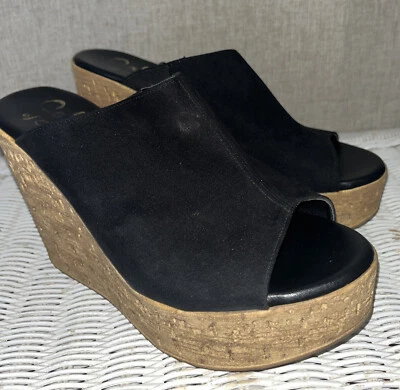 ❤️ Sandálias anabela Callisto tamanho 8 - Imagem 1 de 4