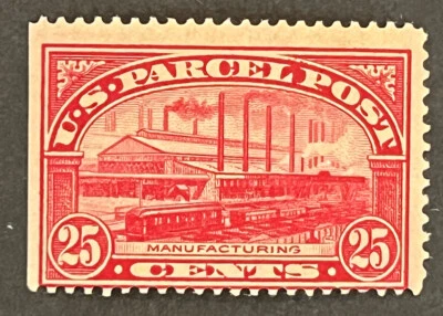 Travelstamps : 1912-1913 U. S. Stamps, Parcel Post, Scott Q9, Mint OG H - Image 1 of 4