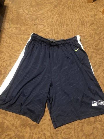 Seattle Seahawks Nike NFL Team Apparel Dri-Fit Men’s Training Shorts XL Cover