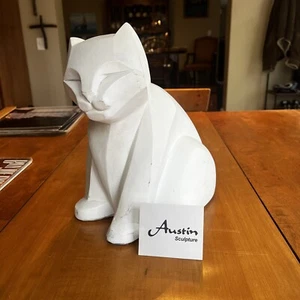 Gatto cubista Austin Productions vintage di Karin Swildens 7X10X10" - Foto 1 di 10