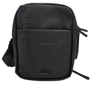 Lacoste Black Sling Bag 1.7 L Crossbody Sling Shoulder Bag - Picture 1 of 20