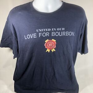 JIM BEAM UNITED IN OUR LOVE FOR BOURBON T SHIRT GRAPHIC TEE SIZE XL XTRA LARGE
