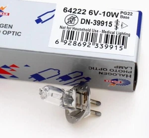 1PC 64222 6V10W PG22 Zeiss slit lamp instrument light replace osram 64222 bulb - Picture 1 of 7