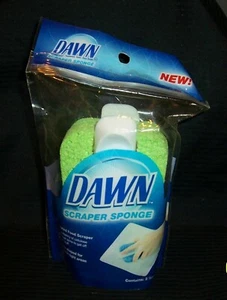 4 ~ Dawn Scraper Sponge with Integrated Food Scraper NEW - Picture 1 of 1