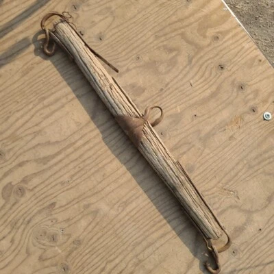 Single-tree Horse Drawn Carriage Farm Wagon Wall Hanger Sign Ranch Decor  - Image 1 of 4