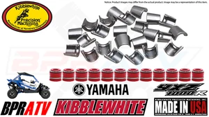 Yamaha YXZ1000R Kibblewhite Valve Keepers Cotters RED Viton Valve Stem Seals Set - Picture 1 of 23