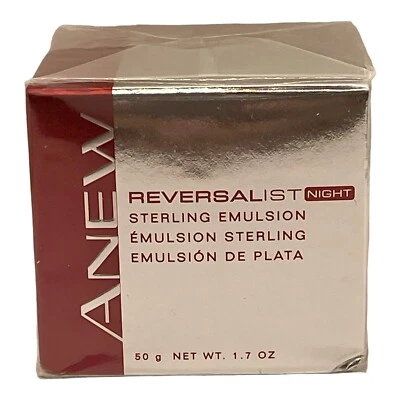 Emulsión esterlina nocturna reversalista Avon Anew ~ 1,7 oz ~ nueva y sellada de fábrica Foto 1 de 4