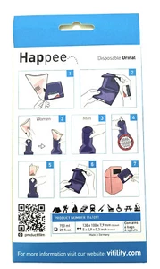 Mobile Unisex Urinbeutel-Toilette Notfall WC Einweg Urinal unterwegs 750ml - Bild 1 von 5