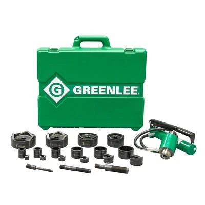 Greenlee 52084927 Kit de 11 toneladas Slug-Buster Knockout hidráulico con bomba manual Foto 1 de 4