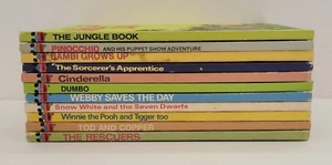 Walt Disney’s Wonderful World of Reading Lot of (11) Vintage Books Random House - Picture 1 of 12