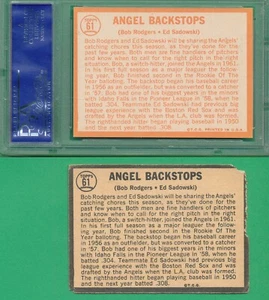 LOT 2) VENEZUELAN RODGERS SADOWSKI 1964 VENEZUELA TOPPS #61 PSA 7 NM & RAW TPHLC - Picture 1 of 6